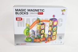 Magnetisches Konstruktionsset – Kugelbahn 94 Teile