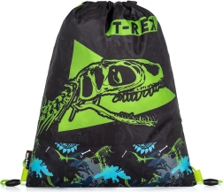 Turnbeutel mit T‑Rex‑Motiv