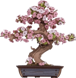 Holz-3D-Puzzle Bonsai Sakura