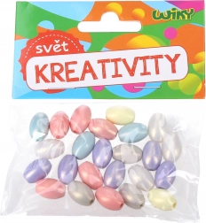 Bunte Perlen – Mix pastellfarbener Töne 15 g