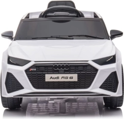 Elektrisches Audi RS6 Kinderauto weiß
