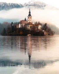 Puzzle Kirche auf dem Bleder See 1500 Teile