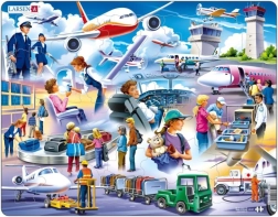 LARSEN Puzzle Flughafen 42 Teile