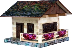 Walachia Holz-Klebe-Bausatz Alpenhütte