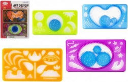 Plastik-Schablonen zum Zeichnen 23x29 cm