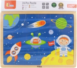 Holzpuzzle Weltraum 24 Teile VIGA
