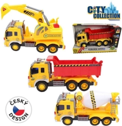 Bauauto City Collection mit Batterien, Sound und Licht