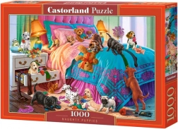 Puzzle 1000 Teile - Ungezogene Welpen