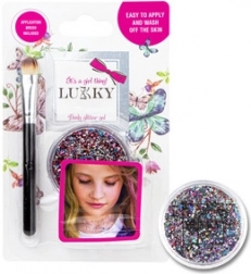 Lukky glitzerndes Körpergel mit Applikator