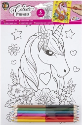 Grafix Malen nach Zahlen - Einhörner und Köstlichkeiten