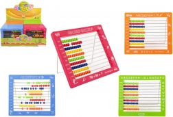 Kinder-Rechenrahmen mit 100 Kugeln, Kunststoff 19 × 16 cm