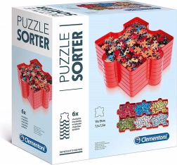 Clementoni Puzzlesortierer – Set mit 6 Fächern