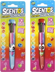 Mehrfarbiger duftender Kugelschreiber SCENTOS Regenbogen