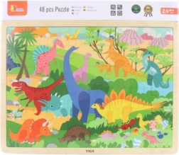 Holzpuzzle Dinosaurierwelt 48 Teile