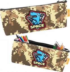 Kosmischer Dinosaurierstiftetui Khaki 20x8 cm