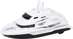 Trägheitsbetriebenes Boot mit Effekten Weiß 22 cm