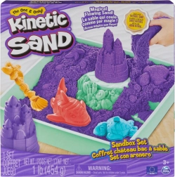 Kinetic Sand – Sandbox-Set lila