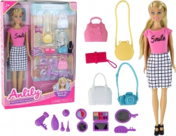 Puppe ANLILY – Styling-Set mit Handtaschen und Zubehör