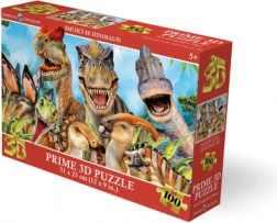3D-Puzzle Lachende Dinosaurier, 100 Teile