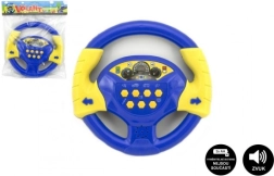 Blaues Kinderlenkrad mit Sound, 20 cm, batteriebetrieben