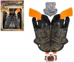 Cowboy-Pistolen-Set mit Holster für Kinder, 2 Stk.