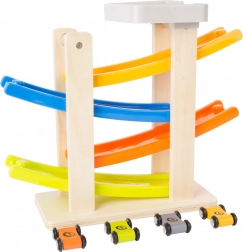 Klip-Klap-Bahn mit 4 Autos