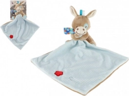 Plüsch-Eselchen mit Decke 25x25 cm