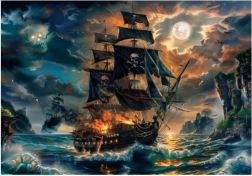 Clementoni Puzzle Piraten der verfluchten Meere