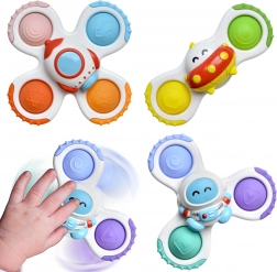 Woopie-Set Kinder-Spinner - Rakete, Alien, Ufo