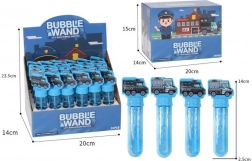 Seifenblasen im Polizeiauto-Design 14 cm