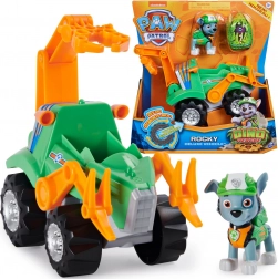 Paw Patrol Rocky Dino Rescue – Figur, großes Fahrzeug und Dinosaurier-Überraschung
