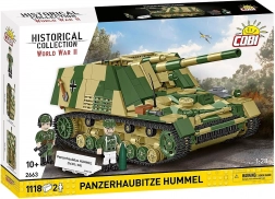 COBI Bausatz Panzerhaubitze HUMMEL – Selbstfahrlafette 1:28, 1118 Teile
