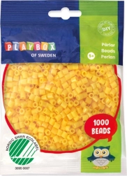 Gelbe Bügelperlen Playbox 1000 Stk