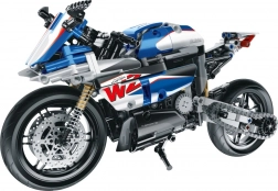 Baukasten Motorrad Blau