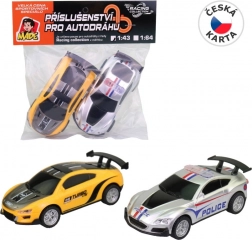 Ersatz-Rennautos für Slotcar-Bahn 1:43 – 2 Stk.