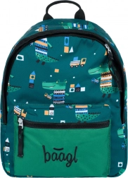 BAAGL Vorschulrucksack Krokodil