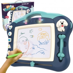 Interaktive magnetische Tafel Woopie Znikopis blau