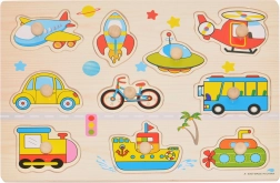 Holzeinlegepuzzle Verkehr