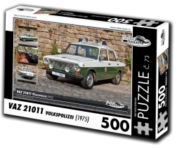 Retro-Auto-Puzzle VAZ 21011 Volkspolizei 500 Teile