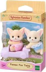 Sylvanian Families Wüstenfuchs-Zwillinge mit Wagen