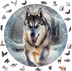 Holz-Puzzle Rennender Wolf 505 Teile von Wooden City