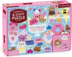 Mudpuppy Puzzle Katzencafé mit Duft – 60 Teile