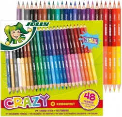 Doppelseitige Buntstifte Crazy 24/48 Farben
