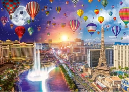 Puzzle SCHMIDT Tag und Nacht: Las Vegas, 1000 Teile