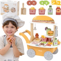 Viga Holz-Hamburgerstand