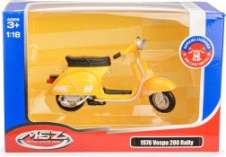 Metallmodell Vespa 200 Rally 1976 1:18 gelb