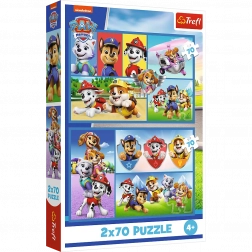 Puzzle Regeln Paw Patrol 2v1 2x70 Stücke