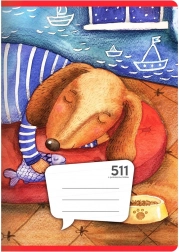 Heft A5, 10 Blatt – liniert mit Hilfslinie