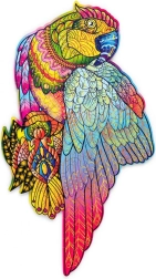 Holz-Puzzle Papagei