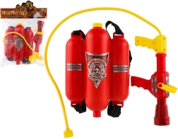 Wasserpistole Feuerwehr mit Rucksack-Behälter